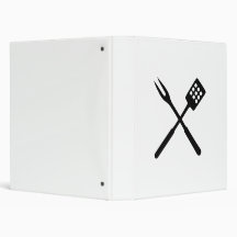 BBQ barbecue Cutlery 3 Ring Binders