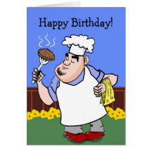 BBQ Birthday Card