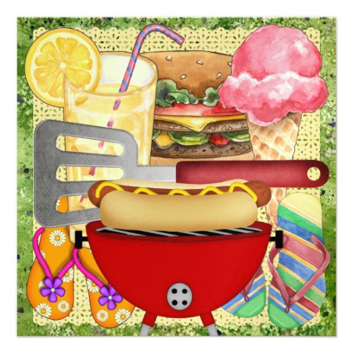 BBQ - End of Year Party! SRF Invitations