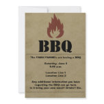 BBQ Flame Invitation