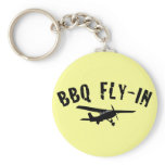 BBQ Fly-In Airplane Keychains