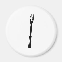 BBQ Fork Refrigerator Magnets
