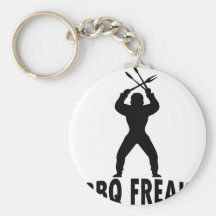 BBQ-freak with cutlery Keychains