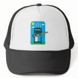 bbq gas grill mesh hats