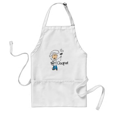 BBQ Gone Bad Aprons by stick_figures
