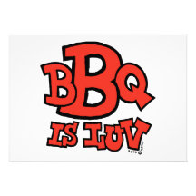 BBQ is Luv invitations