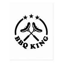 BBQ King barbecue postcards