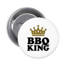 BBQ King Button