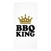 BBQ King Photo Card Template