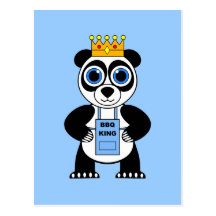 bbq king postcard