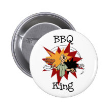 BBQ King T-shirts and Gifts Pins