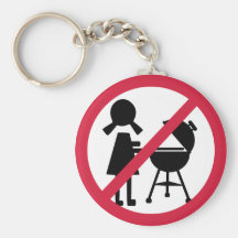 BBQ - No Women Key Chains