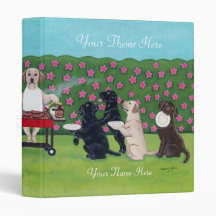 BBQ Party Labs in the Azalea Garden Binder