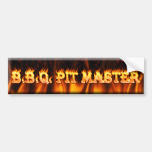 bbq pit master bumper stickers