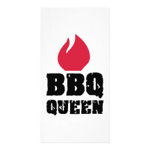 BBQ Queen Photo Card Template