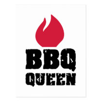 BBQ Queen postcards