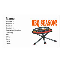 BBQ Season Business Card Template