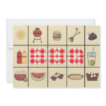 BBQ Squares Invitation