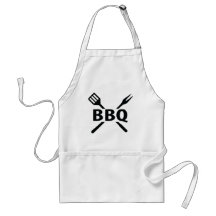 BBQ with cutlery icon Apron