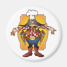 BBQsheriff Fridge Magnet
