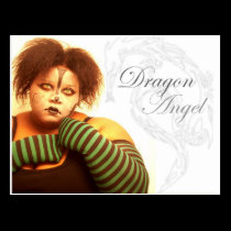 BBW Dragon Angel postcards