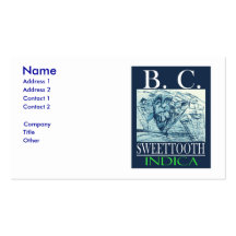 BC SWEETTOOTH INDICA BUSINESS CARD