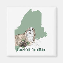 BCCME Square Fridge Magnet