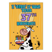 bd cow - 37 card