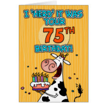 bd cow - 75 card