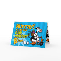 bd scooter cow - godmother card