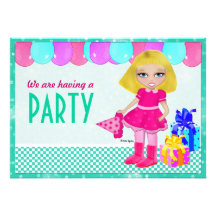 Bday Girl Personalized Invite