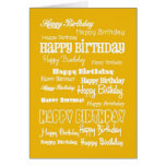 BDayGold Card
