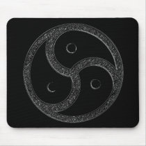 BDSM EMBLEM CHROME  - Mousepad