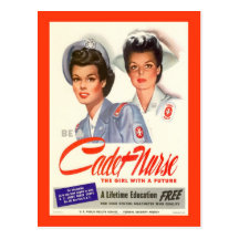 Be a cadet nurse : the girl with a future postcard