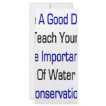 Be A Good Dad And Teach Your Kids The Importance O Rack Card Template