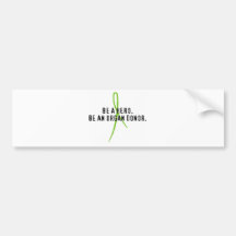 Be a hero. Be an organ donor. Bumper Sticker