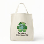 Be A Hero, Recycle Accent Tote Bag