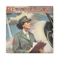 Be a Marine - Free a Marine to Fight Magnet