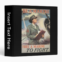 Be A Marine World War II Binders