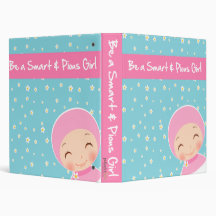 Be A Smart & Pious Girl Vinyl Binder