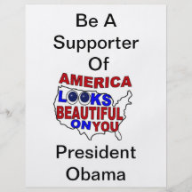Be a Supporter of President Obama Flyer