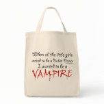 Be a Vampire Canvas Bag