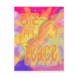 Be about Peace Postcard