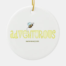 Be Adventurous - A Positive Word Christmas Ornaments
