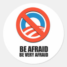 Be Afraid Be Very Afraid Stickers