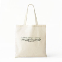 Be Anxious for Nothing Canvas Bags
