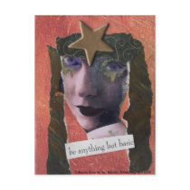 BE ANYTHING BUT BASIC Postcard