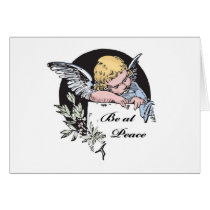 Be at Peace Angel Greeting Cards