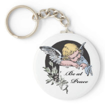 Be at Peace Angel Key Chain