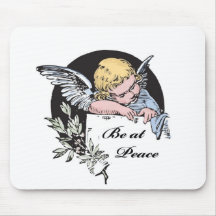 Be at Peace Angel Mouse Pad